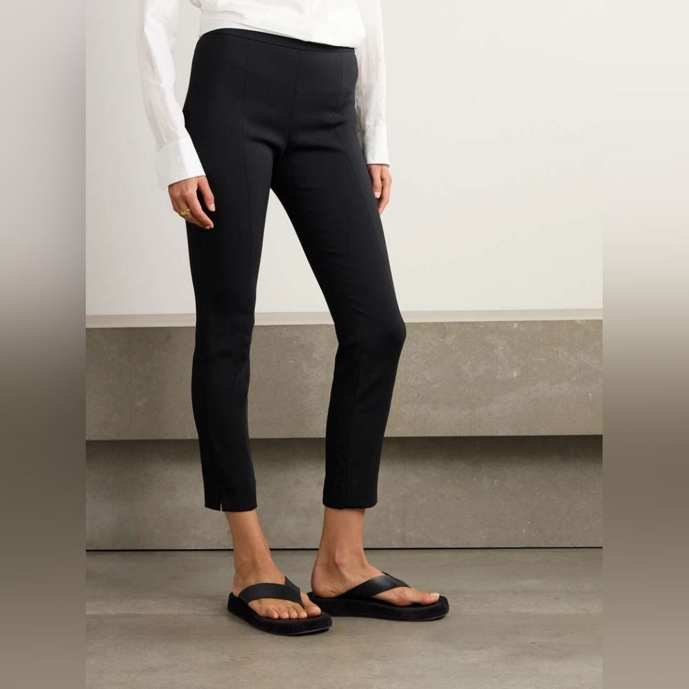 The Row Black Sovino Skinny fit Pants - Picture 2 of 5